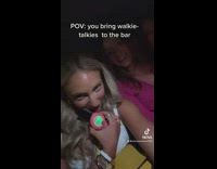 Women bring walkie talkies to club 