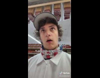 Guy talks about early risers and the grocery store 