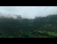 Man takes drone shot of mountains in India 