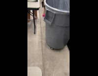 Collab ClipsIG - Handbags thrown inside trash bin at concert