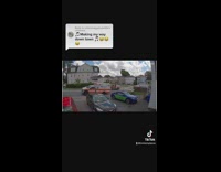 Stretcher rolls and spins away in house driveway