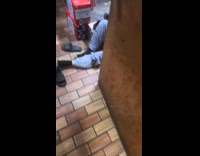 Man rest and sleeps backroom of deli