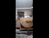 Collab AnimalIG - Lady Plays with Pet Chick in House