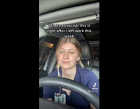 Lady records herself every day after work