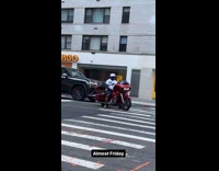 Collab WINY - Red motorcycle rider play Taylor Swift music loud