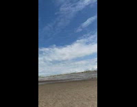 Kite string sounds like whistling wind beach