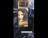 Mom dyes hair in car drive through 