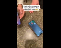 Prank calling parents tricking
