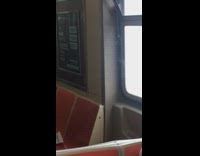 Steam Enters Train Next to Open Trash Bag 