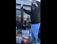 Collab Clips MPUGC - Girl dancing with can saves drink