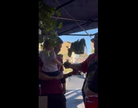 Man gives toddler a plant 