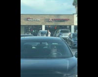 Man films himself at the parking lot Part 2