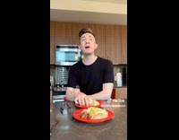 Man Sneaks his Food on Partners Plate