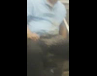 Blue shirt guy covered in vomit subway 