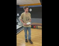 Collab BitchIG2 - Guy knocks over pins with bowling pin 