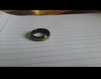 Collab DailyDoseOfInternet - Mood ring changes colors on paper 