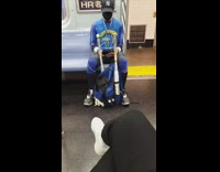 Guy in baseball costume booty spanker shirt