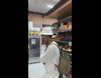 White hat guy parchment paper face mask 