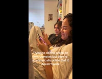 Woman pranks friends answers back with meme