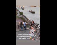 third time he was called back down stairs to improve his work