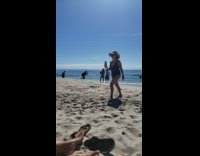 Two women protesters poster photo shoot beach