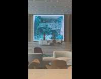 Woman pretend dance swim water move design