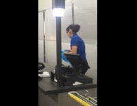 Guy cat on shoulder best buy register 