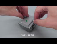 Lego robot with camera roll inside ball