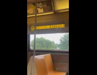 Incomprehensible pixel sign on subway