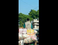 Man wear knock off brand jacket named Nice