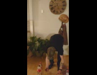 Dad gets pranks with flour 