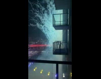 Target blasting fireworks having corporate party