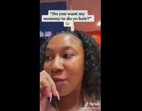 Preschool student asks if teacher wants hair done by mom