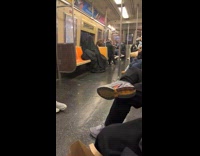 Person ride train covered with black blanket