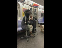 Collab Subway Creatures - Two portable standing hair dryers subway pt. 2