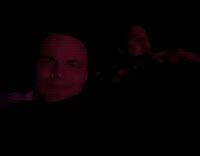 Guys use police lights as party lights