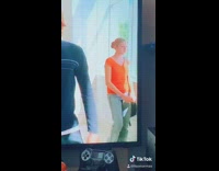 Guy reenacts high school musical scene wall