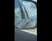 Man shows police car flagging them down