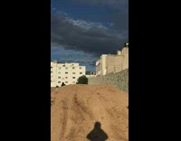 Guy riding bicycle attempts backflip fail 