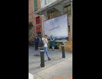 Woman blue dress funny kill quote pumpkin