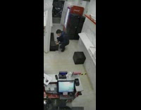 Guy trips and drops black box fail