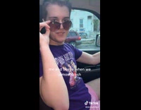 Two best friends almost car crash