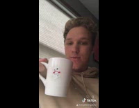 Guy white mug historical moment