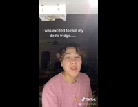 Collab BitchIG2 - Girl reviews her dads fridge disappointed