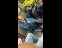 Subway passenger asks smoker to move 