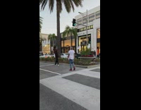 Red shoes white shirt rapper rodeo drive