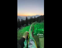 Solo Rollercoaster Descent POV from Rural Mountain
