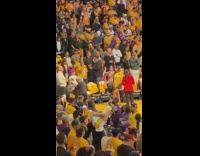 Lakers game photoshoot court side 