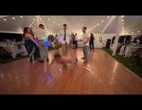Best man does flip lands on face 