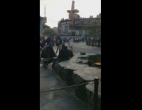 Girl white dress blue lightsaber picture